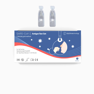 iiLO Antigen Self Test Kit مسحة SARS-CoV-2 اختبار الفئة III 1 اختبار / صندوق 99.2٪ دقة أستراليا