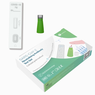 CE 15-20 Minutes Home Antigen Home Test Kit بلاستيك تحييد الجسم المضاد