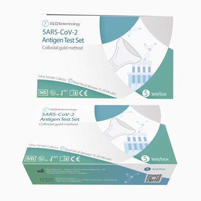 70 مم SARS-CoV-2 Antigen Rapid Self Test Kit 5 اختبار / صندوق