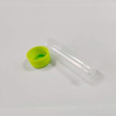 أنبوب اختبار مسحة اللعاب البلاستيكية 60 مم للكشف عن COVID-19