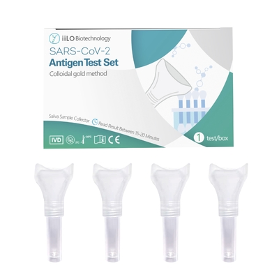 طقم الاختبار المنزلي Salive Rapid Antigen Home Test Kit من 15 إلى 20 دقيقة